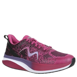 Running mujer suela curva diseño rosa y negro Rosa 2