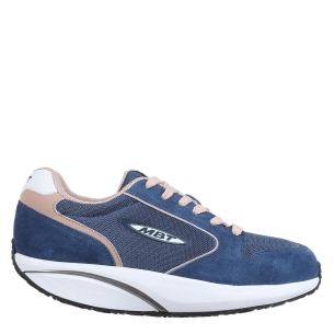 Zapatilla suela curva para hombre azul Azul