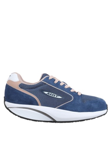 Zapatilla suela curva para hombre azul Azul