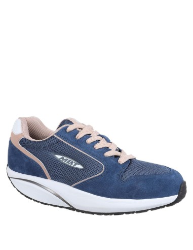 Zapatilla suela curva para hombre azul Azul