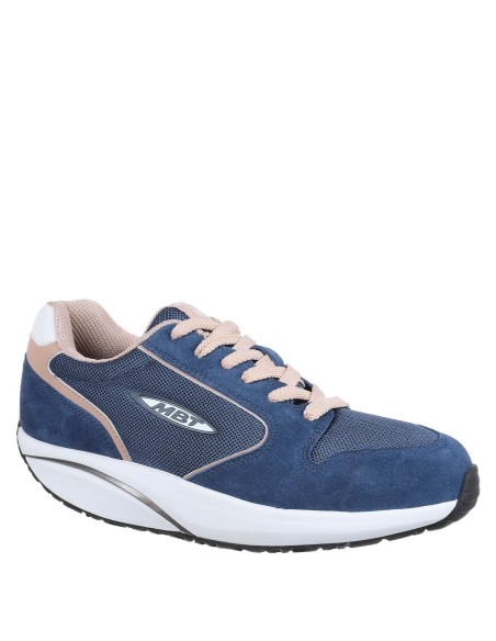 Zapatilla suela curva para hombre azul Azul