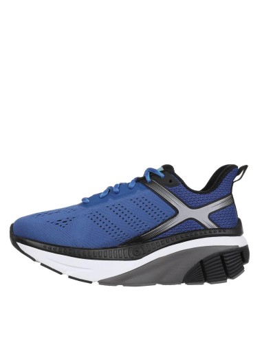 Zapato sport suela curva mujer azul