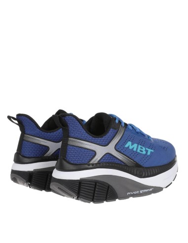Zapato sport suela curva mujer azul