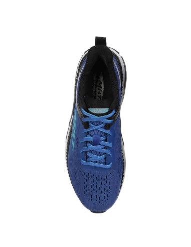 Zapato sport suela curva mujer azul