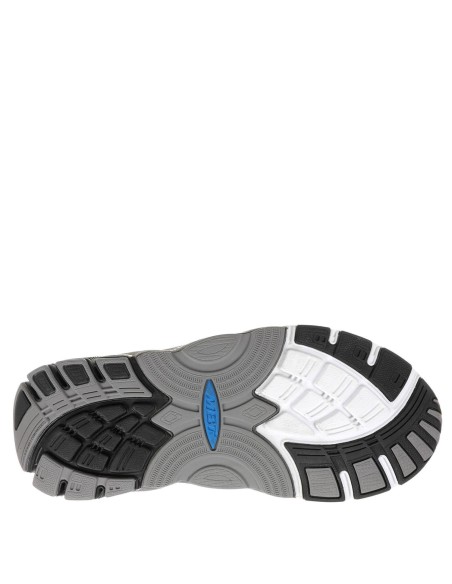 Zapato sport suela curva mujer negro y gris