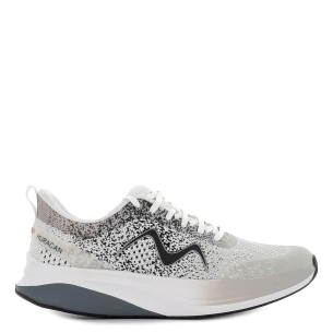 Zapato deportivo MBT suela curva para hombre diseño gris y blanco Gris