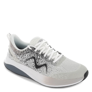 Zapato deportivo MBT suela curva para hombre diseño gris y blanco Gris 2