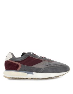 Deportiva urbana de piel multicolor gris para hombre