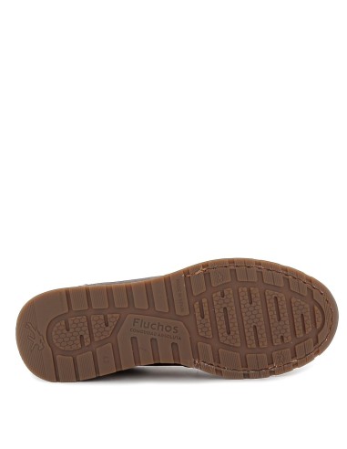 Zapato con cordones y cremallera hombre marrón Marrones