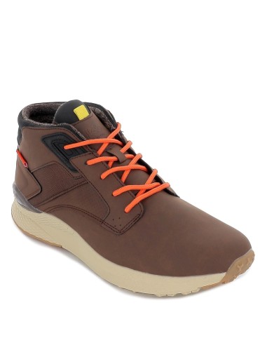 Botín cordones colores hombre marrón