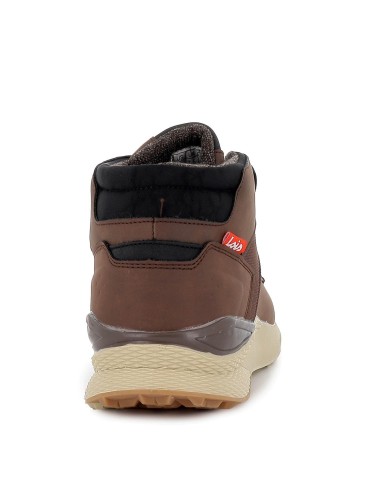 Botín cordones colores hombre marrón