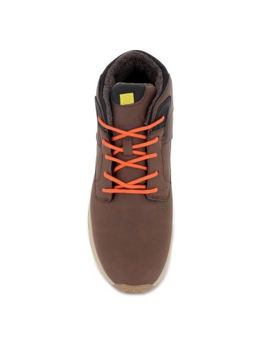 Botín cordones colores hombre marrón