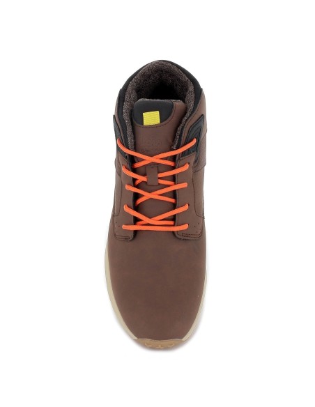 Botín cordones colores hombre marrón