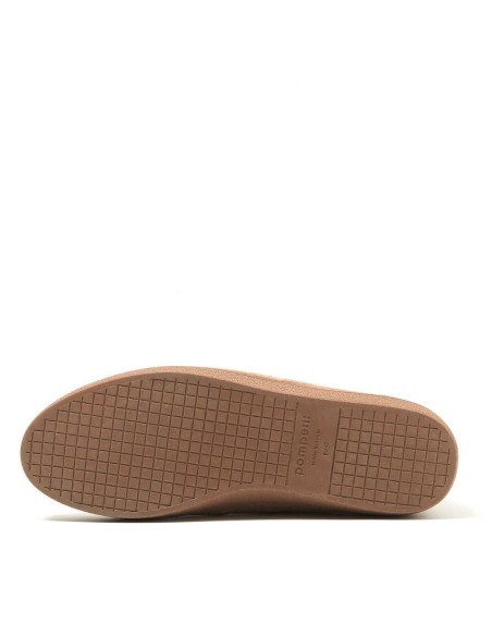 Zapato wallabee serraje beige cordones