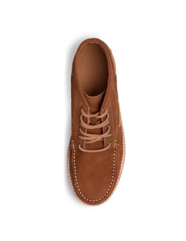 Bota tipo náutico de serraje hidrófugo para hombre