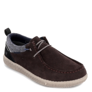 Zapato hombre cordon piel serraje marrón Marrones 2