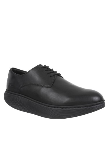 Zapatos suela curva MBT hombre con cordones negros