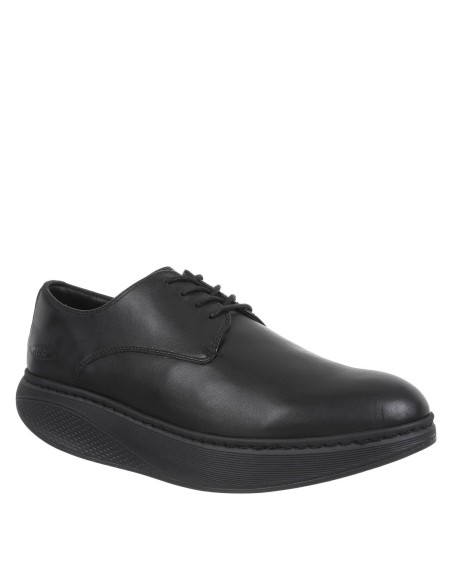 Zapatos suela curva MBT hombre con cordones negros