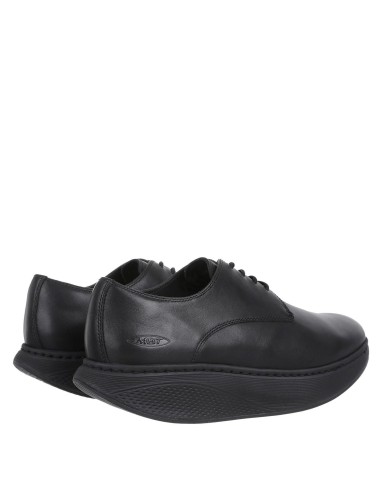 Zapatos suela curva MBT hombre con cordones negros