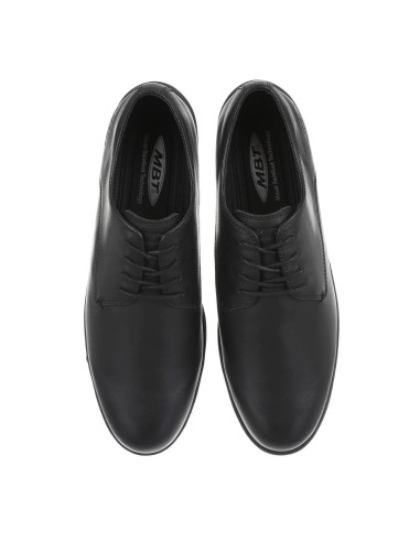 Zapatos suela curva MBT hombre con cordones negros