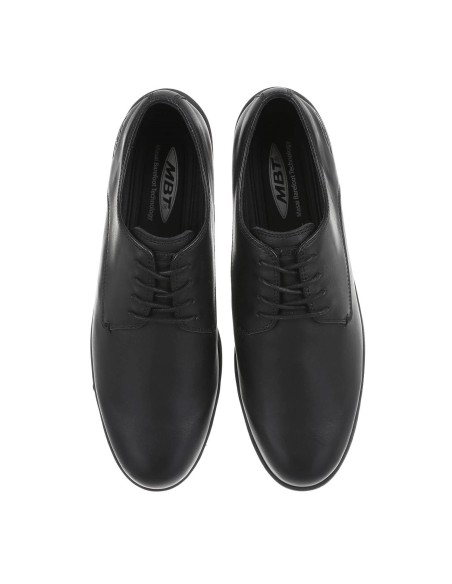 Zapatos suela curva MBT hombre con cordones negros