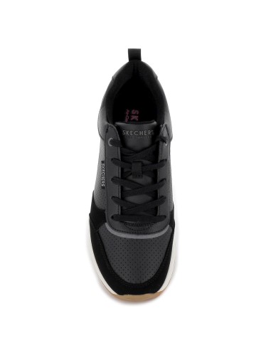 Deportivo con cuña negro para mujer