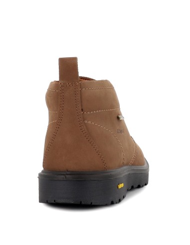 Botín marrón resistente al agua y mayor adherencia para hombre