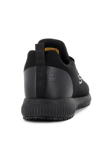 Zapatilla cómoda cordones puntera negra