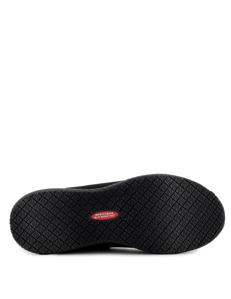 Zapatilla cómoda cordones puntera negra