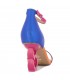 Sandalia de vestir multicolor y tacón elegante mujer
