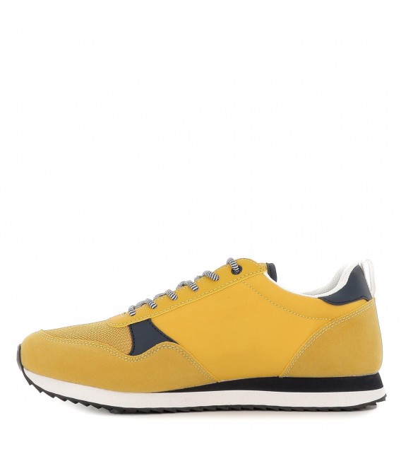 Sneakers hombre amarillo de cordones