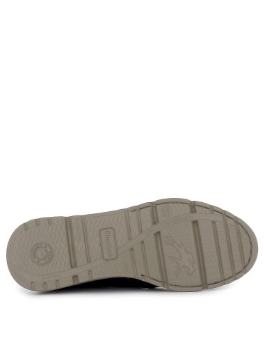 Zapato mocasin elasticos pìel azul comodo