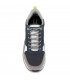 Sneakers hombre azul y gris de cordones hombre