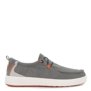 Wallabi casual textil gris cordones elásticos hombre Gris
