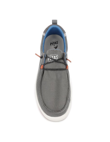 Wallabi casual textil gris cordones elásticos hombre Gris