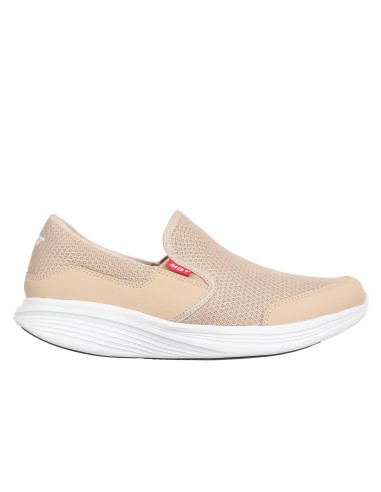 Mocasines deportivos crema ultraligeros slip-on mujer