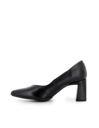 Salón vestir piel tacón medio mujer negro