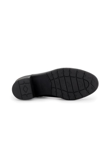 Botín pisada blanda cremallera mujer negro