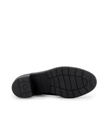 Botín pisada blanda cremallera mujer negro