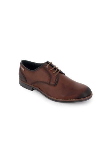 Zapato de cordones en piel cuero hombre