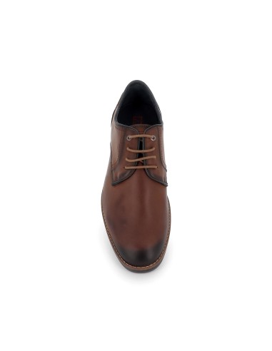 Zapato de cordones en piel cuero hombre