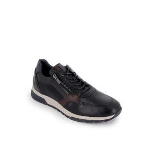 Zapato con cordones y cremallera hombre negro Negro 2