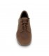 Zapato clásico cordones piel engrasada marrón hombre