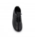Zapato casual de piel negro cordones finos