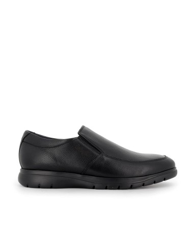 Zapato sport piel lisa hombre negro