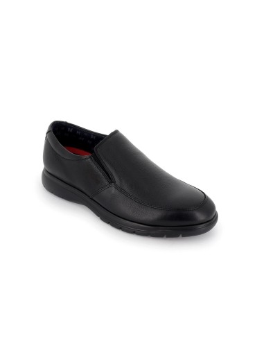 Zapato sport piel lisa hombre negro