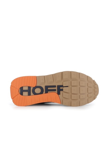 Deportiva urbana de piel multicolor azul para hombre