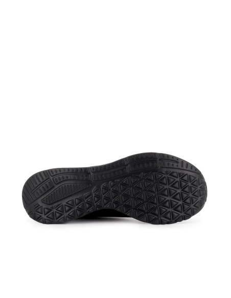 Sneakers deportivos negros cordones mujer Memory Foam