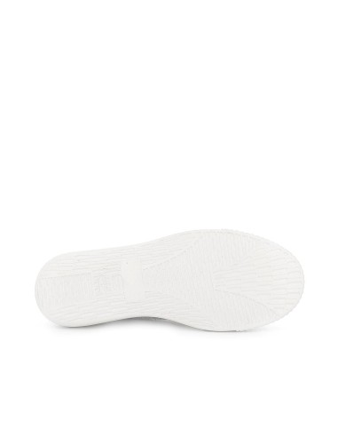 Deportivas casual cordones elásticos animal print glitter plata mujer