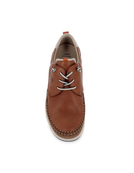 Zapato cordones de diario piel combi hombre cuero